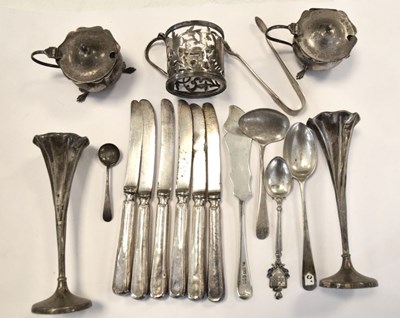 Lot 196 - Quantity of mixed silver