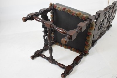 Lot 684 - 19th Century high-back chair