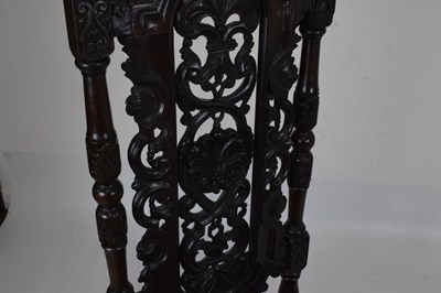 Lot 684 - 19th Century high-back chair