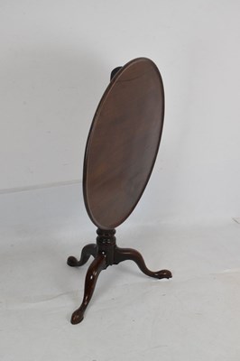 Lot 616 - George III mahogany snap-top tripod table