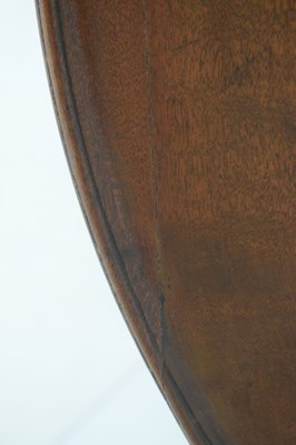 Lot 616 - George III mahogany snap-top tripod table