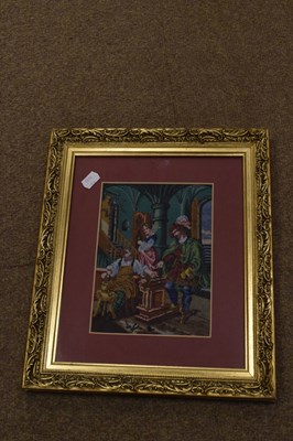 Lot 550 - Framed beadwork picture