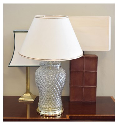 Lot 724 - Three modern table lamps