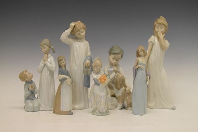 Lot 387 - Lladro and Nao figures