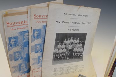 Lot 239 - Collection of memorabilia relating to the Football Association tour of New Zealand and Australia