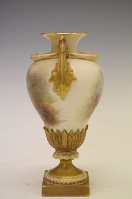 Lot 380 - Royal Worcester Harry Stinton cattle vase