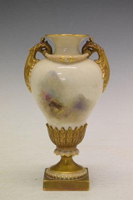 Lot 380 - Royal Worcester Harry Stinton cattle vase