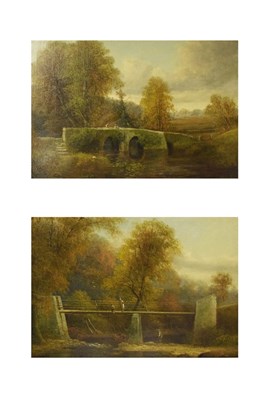 Lot 607 - George Harris (1855-1936) - Pair of oils on canvas