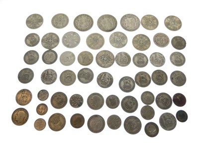 Lot 195 - Quantity of early 20th Century GB silver coinage