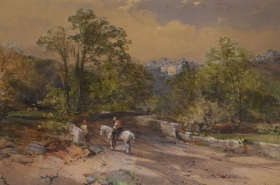 Lot 569 - Charles Branwhite (1817-1880) - Watercolour - Wickham Bridge