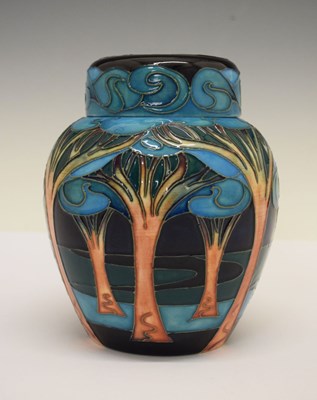 Lot 403 - Moorcroft Pottery -  'Moonlight Sonata' ginger jar and cover