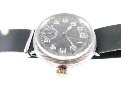Lot 67 - Lanco (Langendorf) - World War II Luftwaffe chromed nickel cased Pilots watch