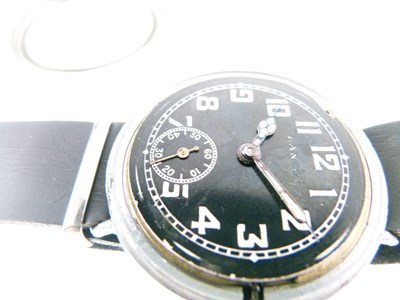 Lot 67 - Lanco (Langendorf) - World War II Luftwaffe chromed nickel cased Pilots watch