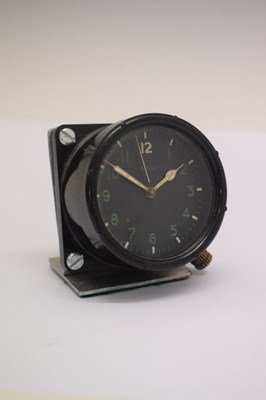 Lot 635 - World War II R.A.F. MK2D 8 day Bakelite cased cockpit clock