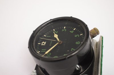 Lot 635 - World War II R.A.F. MK2D 8 day Bakelite cased cockpit clock