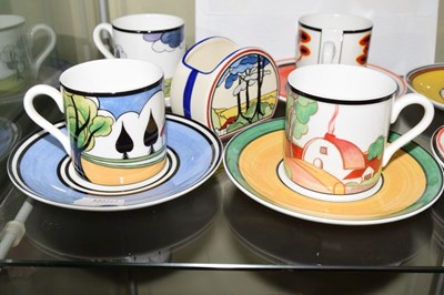 Lot 445 - Clarice Cliff limited edition cups and saucers