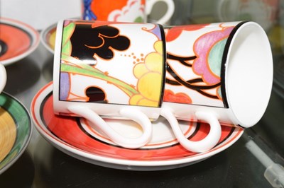 Lot 445 - Clarice Cliff limited edition cups and saucers