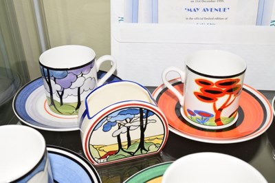 Lot 445 - Clarice Cliff limited edition cups and saucers