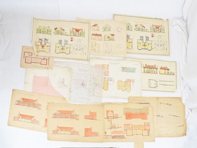 Lot 670 - Quantity of architectural plans and drawings relating to the North Somerset area