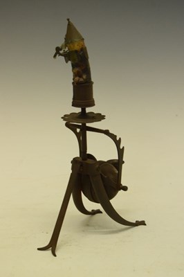 Lot 414 - 19th Century Indian scribe's iron inkstand