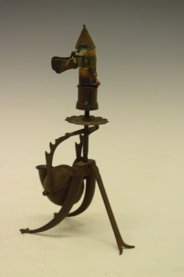 Lot 414 - 19th Century Indian scribe's iron inkstand