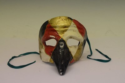 Lot 163 - Venetian papier-mâché carnival mask