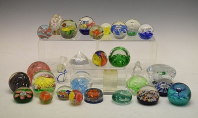 Lot 340 - Quantity of paperweights