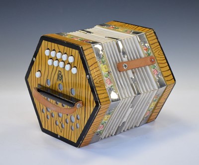 Lot 166 - 20th Century German made BM concertina