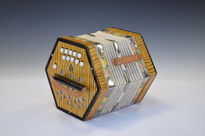 Lot 166 - 20th Century German made BM concertina