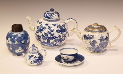 Lot 245 - Group of Chinese blue and white porcelain