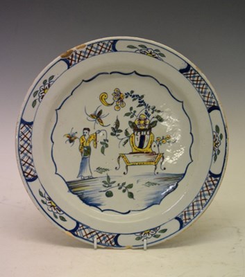 Lot 260 - Mid 18th Century Delft plate