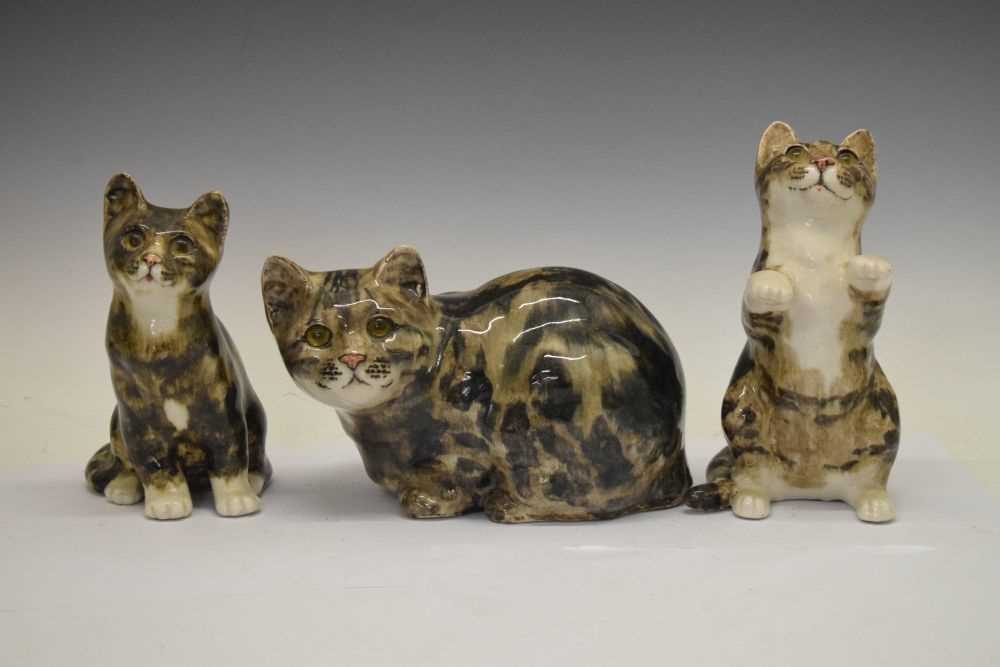 Lot 315 - Three Winstanley tabby cats