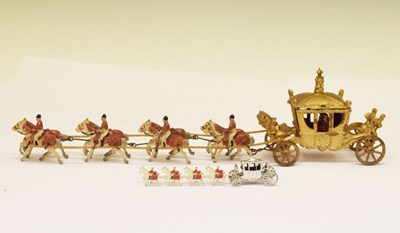 Lot 361 - Royalty Interest - Corgi 1902 State Landau and John Hill & Co. coach