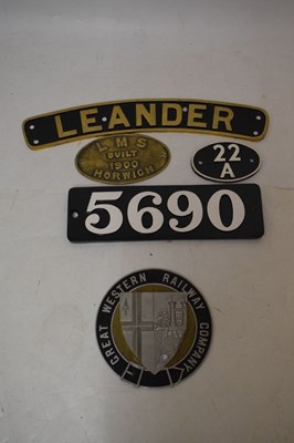 Lot 216 - Quantity of reproduction railway signs/ plates