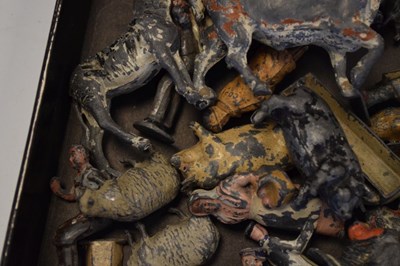 Lot 372 - Quantity of lead farm animals, figures, etc