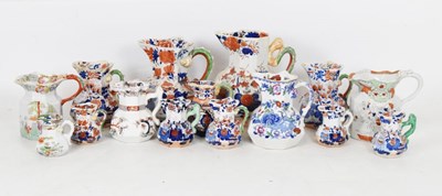 Lot 333 - Collection of 19th Century Mason's ironstone hydra jugs