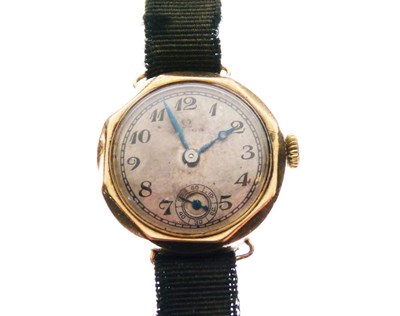 Lot 72 - Omega - Lady's 9ct gold cocktail watch