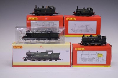 Lot 397 - Four boxed Hornby 00 gauge railway trainset locomotives