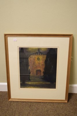 Lot 474 - Richard Cartwright (b.1951) - Pastel - 'Church of Santa Marina, Sienna'
