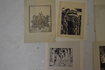 Lot 549 - Portfolio of early 20th Century unframed engravings by Eric Gill, Paul Nash and others