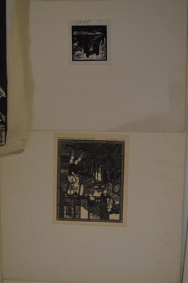 Lot 549 - Portfolio of early 20th Century unframed engravings by Eric Gill, Paul Nash and others