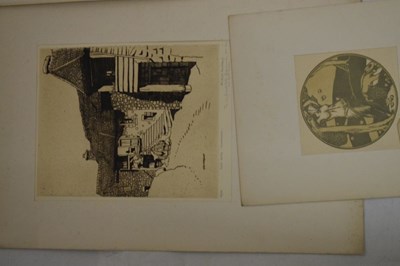 Lot 549 - Portfolio of early 20th Century unframed engravings by Eric Gill, Paul Nash and others