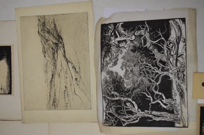 Lot 549 - Portfolio of early 20th Century unframed engravings by Eric Gill, Paul Nash and others
