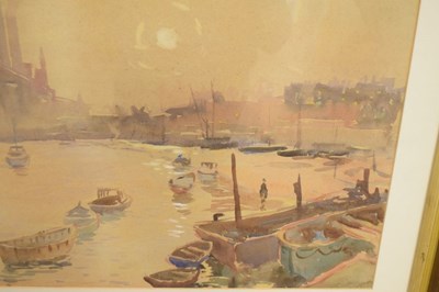 Lot 504 - William Lyons-Wilson (1892-1981) - Watercolour - Chelsea Reach