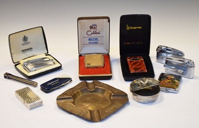 Lot 196 - Assorted lighters and other smoking items