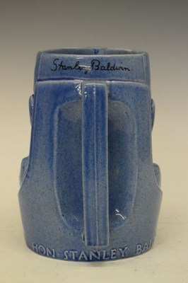 Lot 283 - Percy Metcalfe for Ashtead Potters - Limited edition Stanley Baldwin jug