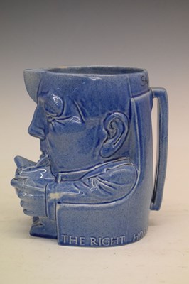 Lot 283 - Percy Metcalfe for Ashtead Potters - Limited edition Stanley Baldwin jug