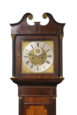 Lot 615 - Early 18th Century 8-day brass dial longcase clock movement, William Williamson, London