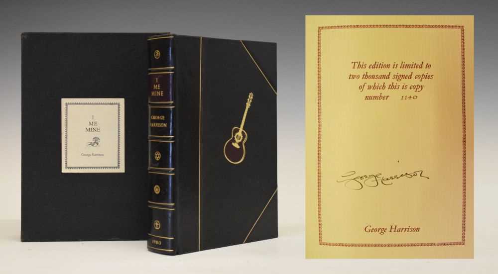 Lot 540 - George Harrison 'I, Me, Mine' Genesis Publications, 1980 - signed and numbered 1140 of 2000