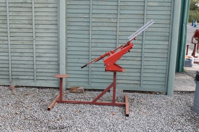 Lot 633 - Farey mechanical clay pigeon double launcher shooting trap